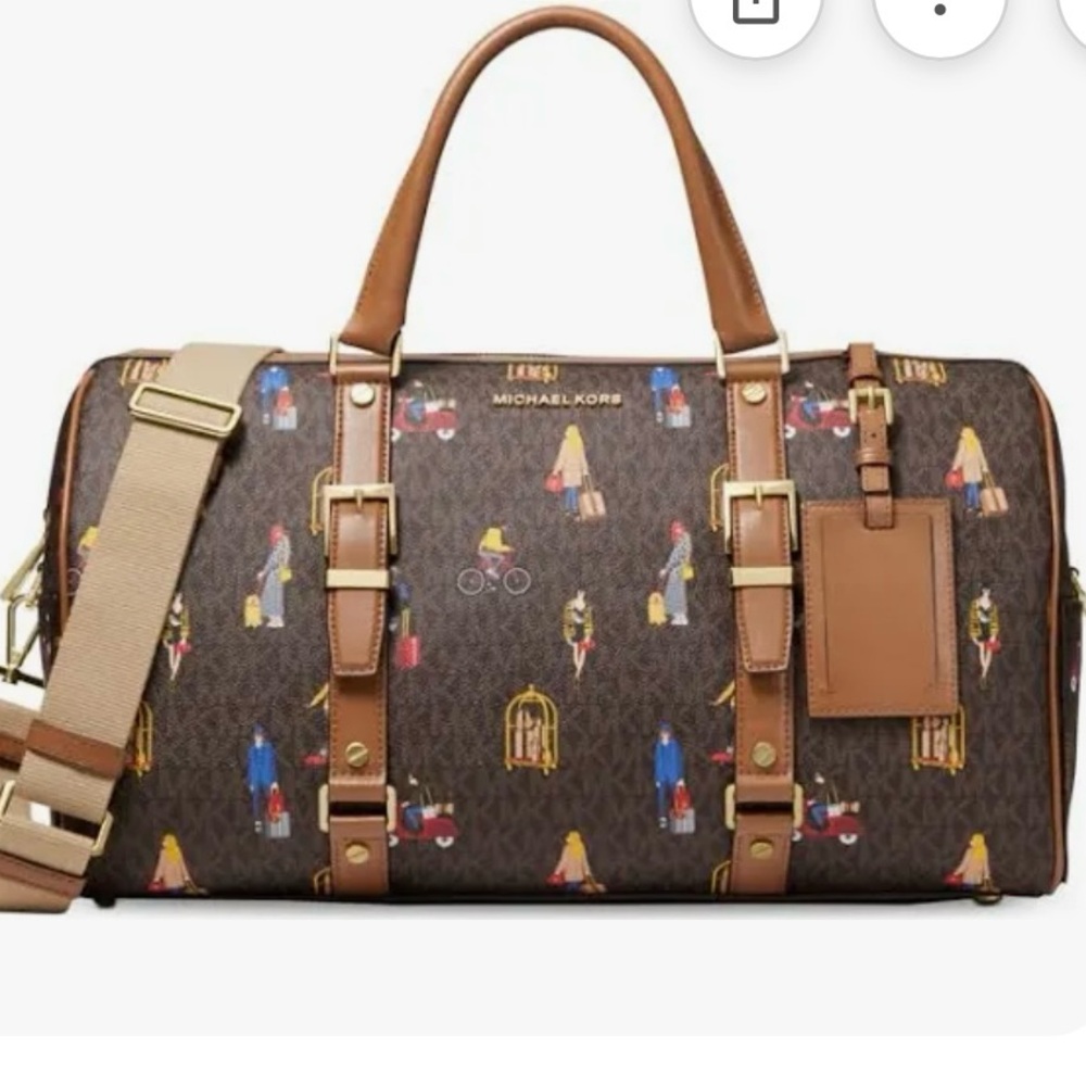 Michael Kors Multicolor Patterned Duffel Bag - image 1